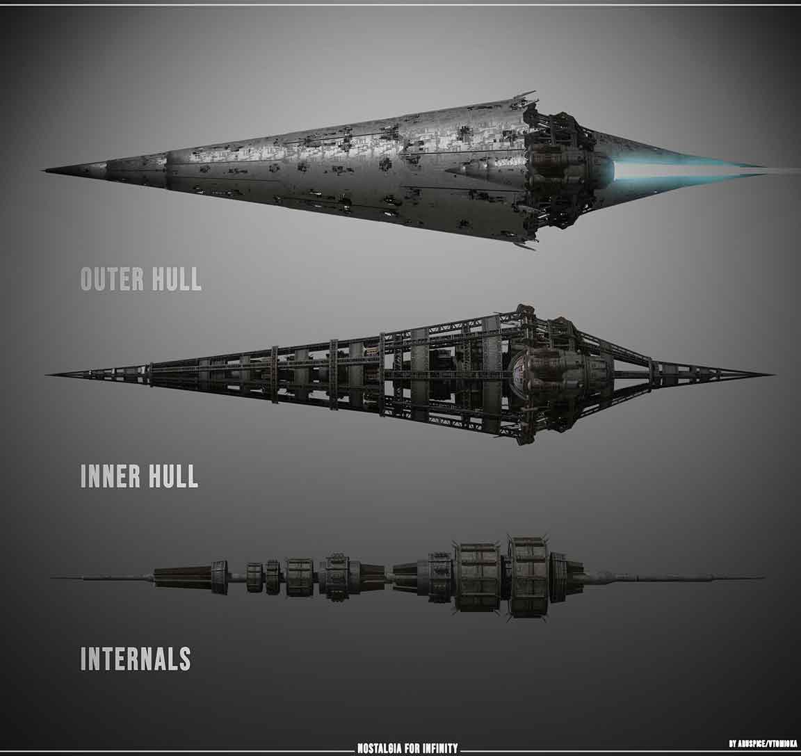 Lighthugger concept art by Victor Tomioka