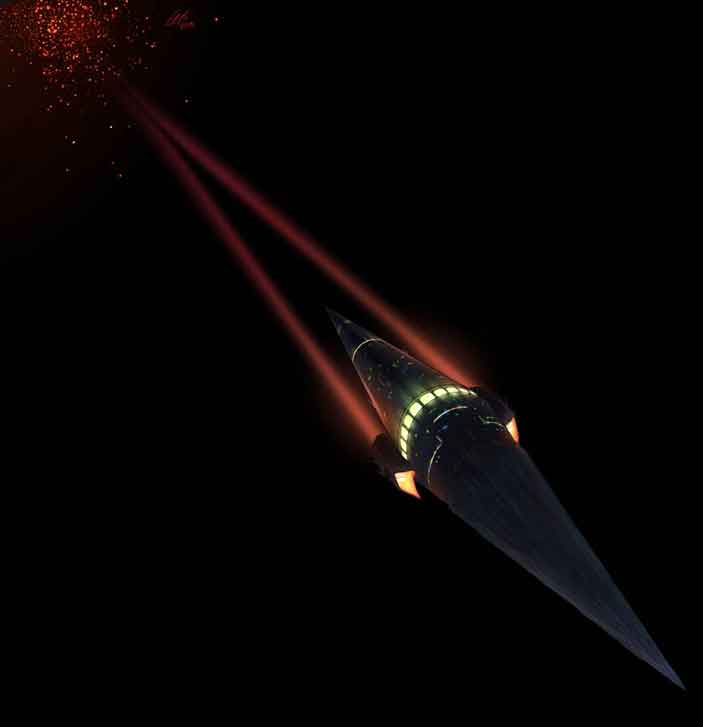 Lighthugger - Revelation Space by Zandoarts