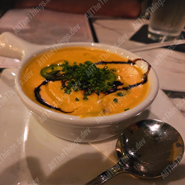 Georges sweet potato bisque 2